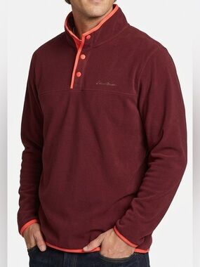 Eddie Bauer Quarter Button Fleece